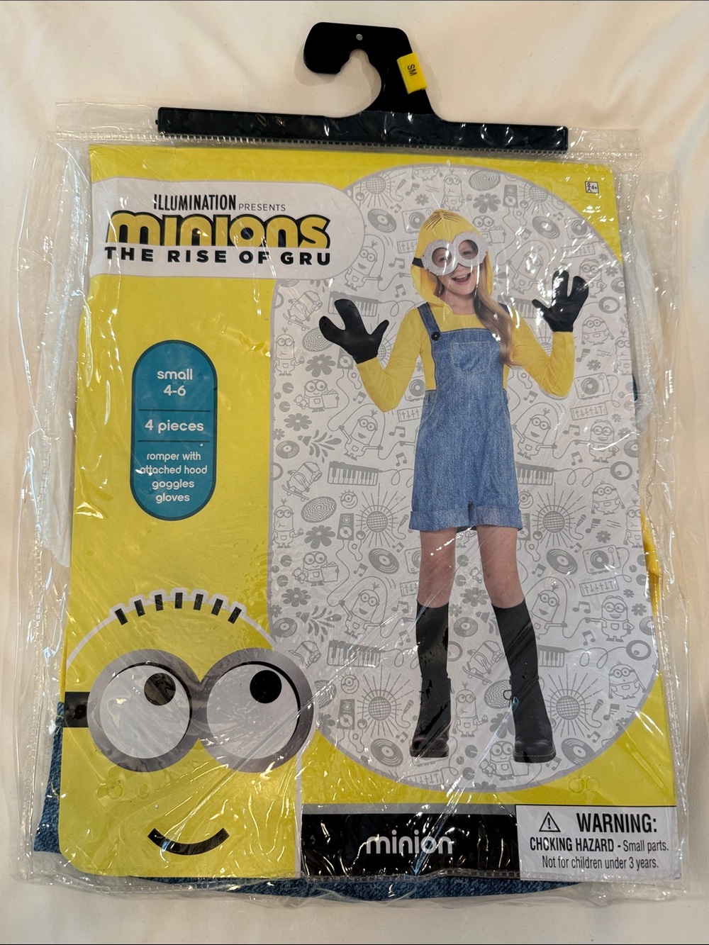 NWT Minions Kids Costume - Small (4-6)